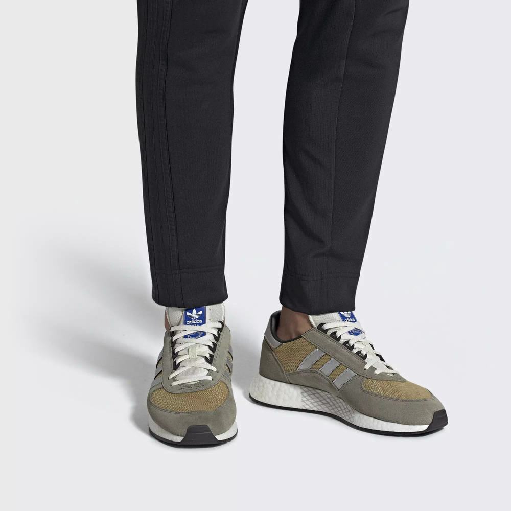 Adidas Marathon Tech Tenis Verdes Para Hombre (MX-48655)
